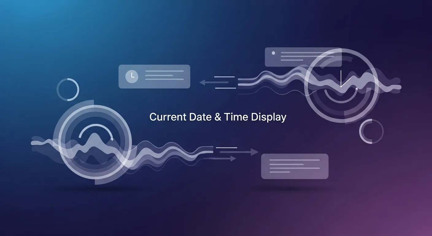 Current Date & Time Display Tool