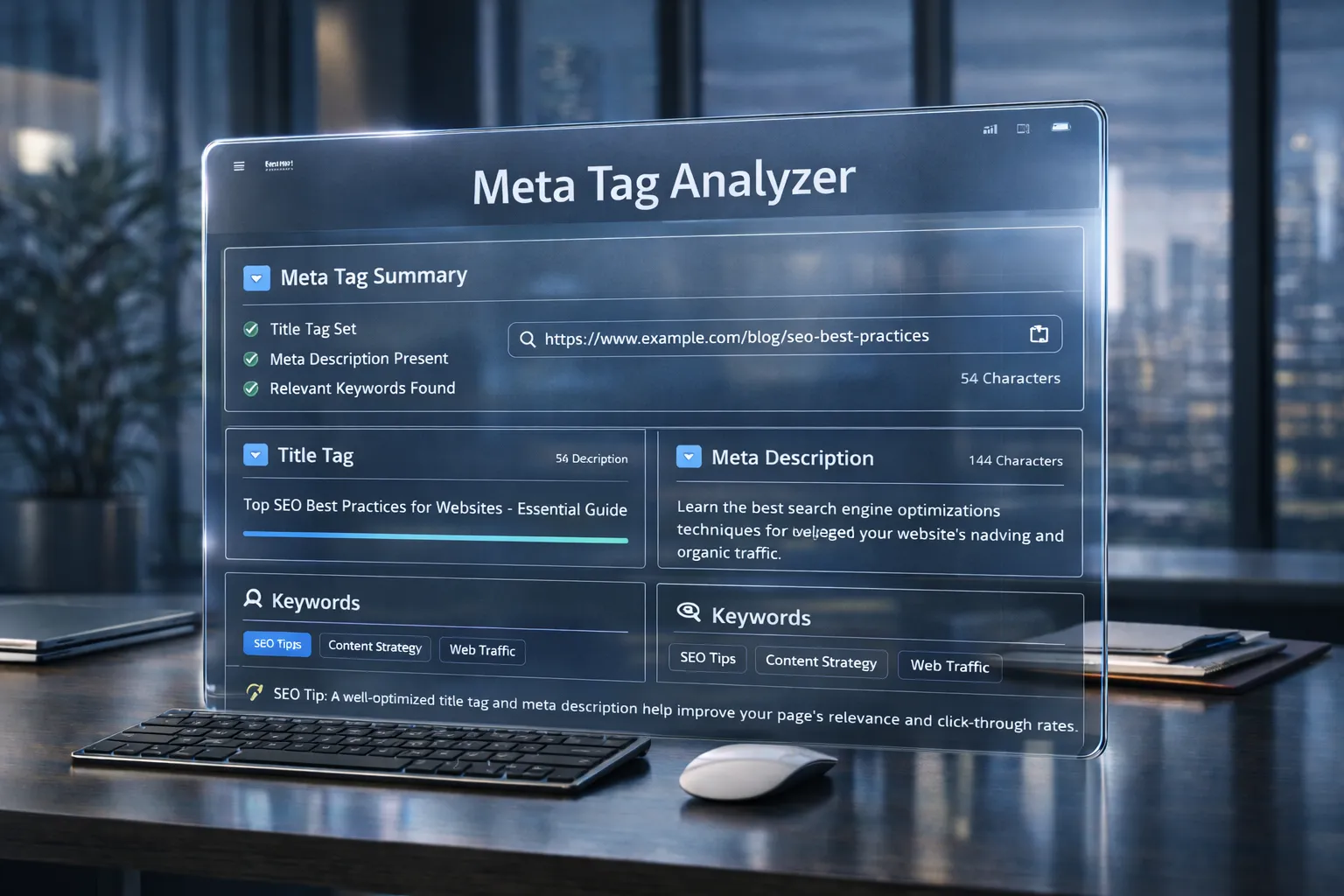 Meta Tag Analyzer